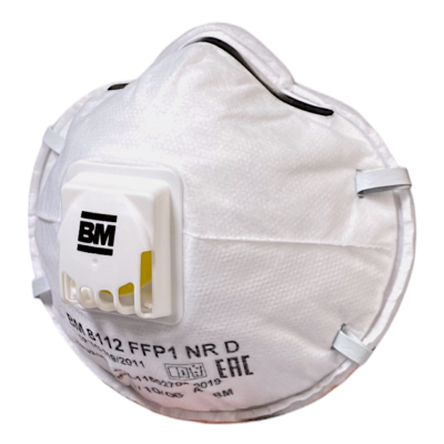 РЕСПИРАТОР FFP1 BM 8112 С КЛАПАНОМ ВЫДОХА